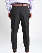 Pantalón casual gris, de espalda